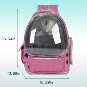 Large Capacity Transparent Cat Backpack for Pets